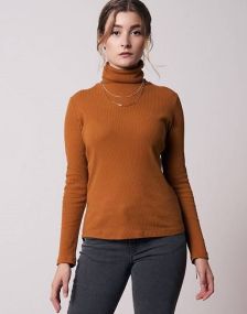 Bleed Geripptes Turtleneck Longsleeve