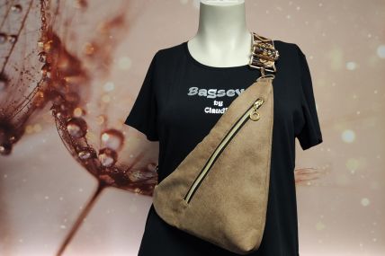 Crossbag Kunstleder Braun