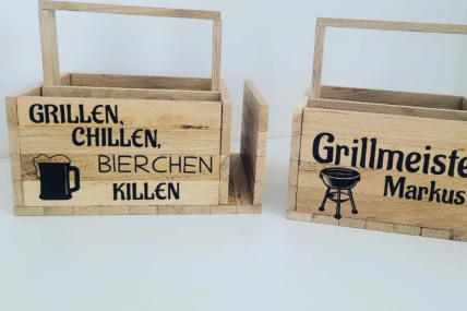 Grillkasten Grillutensilo Männerhandtasche