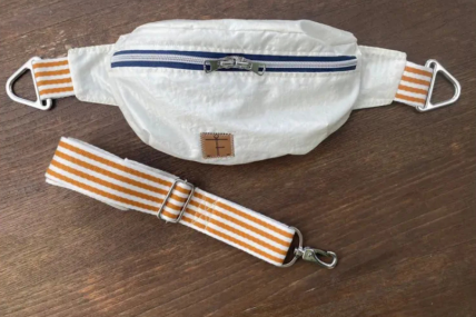 Crossbody Bag mini "curry blau"