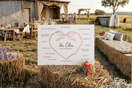 Postkarte "de Ehe"