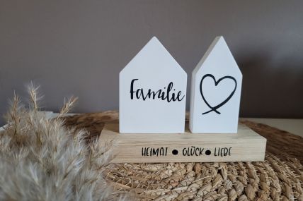 Familie Homedeko Einzug Raysin Handmade personalisierbar