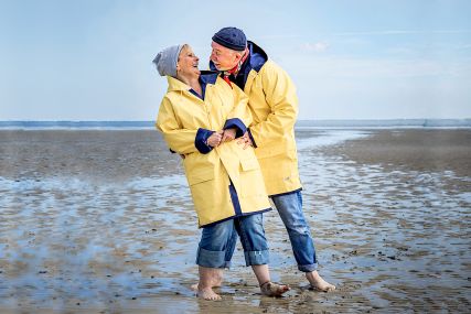 Original Friesennerz - Wendejacke, Wetterfeste Regenbekleidung, Regenjacke