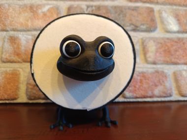 Frosch Toilettenpapier Banderole aus Filz perfektes kleines Geschenk mit Humor! Geburtstag