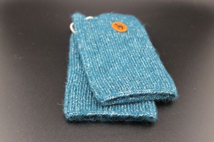 Alpaka Pulswärmer PACA Alpaka-Merino-Mix Ultramarin