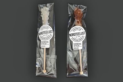 Nordteelust® Kandis-Sticks in Weiß und Braun