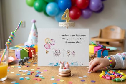  Postkarte: "Vandaag is een besünners Daag"