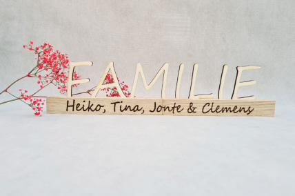 Aufsteller "Familie"