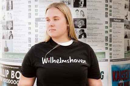 T-Shirt „Wilhelmshaven“ – Schwarz