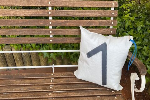 Outdoorkissen "VII" grau