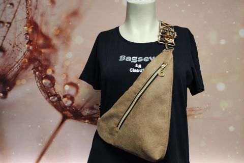 Crossbag Kunstleder Braun
