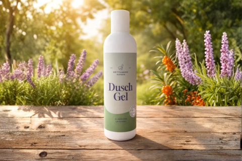 Naturkosmetik- Alpaka Dusch Gel Sanddorn