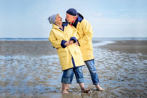 Original Friesennerz - Wendejacke, Wetterfeste Regenbekleidung, Regenjacke