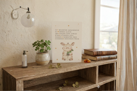 Postkarte Glück