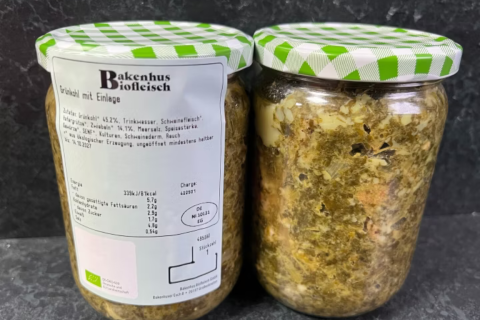Echter norddeutscher Bio Grünkohl mit Einlage – 1 Glas (415 g)