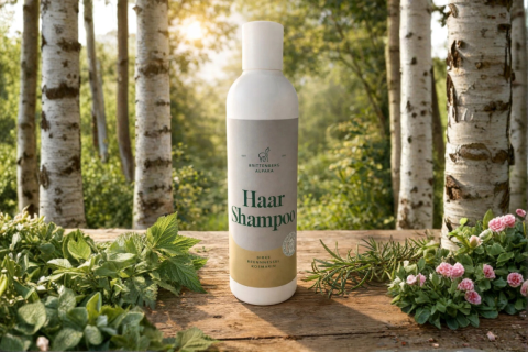 Naturkosmetik-Alpaka Haarshampoo-Birke-mit Keratin aus Alpakawolle