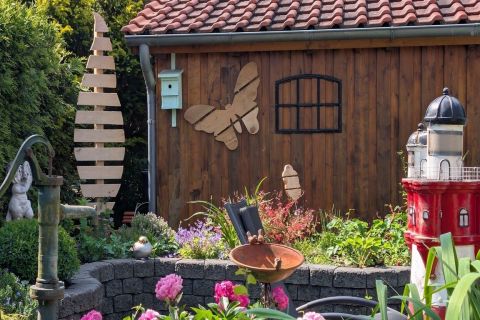 Dekoelement Holz Schmetterling
