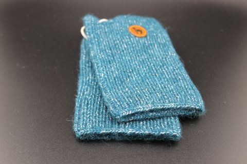 Alpaka Pulswärmer PACA Alpaka-Merino-Mix Ultramarin