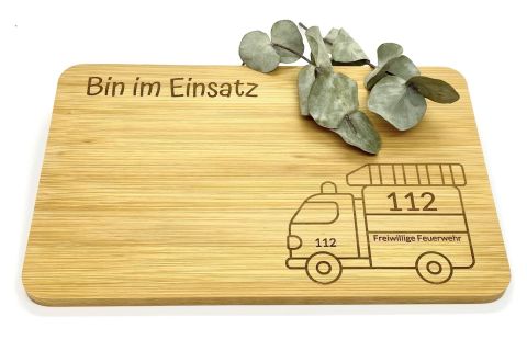 Frühstücksbrettchen Feuerwehr