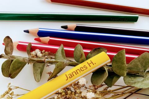 Einschulung- Personalisierte Buntstifte- Einschulung