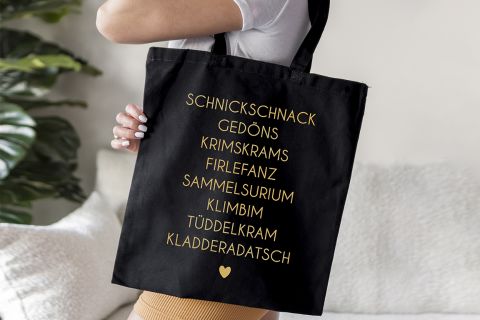 Jutebeutel "Schnickschnack"