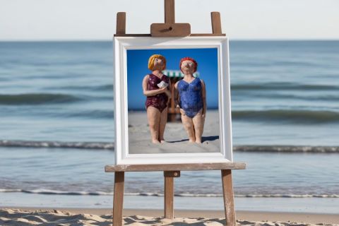 Strandmenschen "Beste Freundinnen"