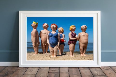Strandmenschen "Gruppenbild Dangast"
