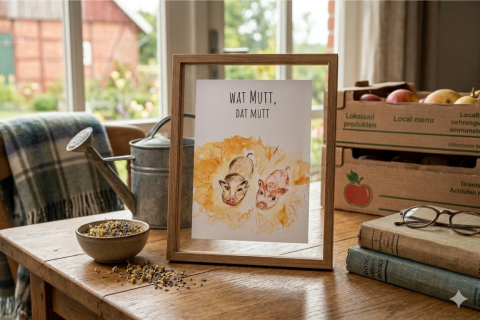 Postkarte: "Wat Mutt, Dat Mutt"