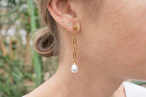 Ohrringe "Pearl Chain"