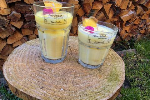 Pina Colada Dessert-Kerze