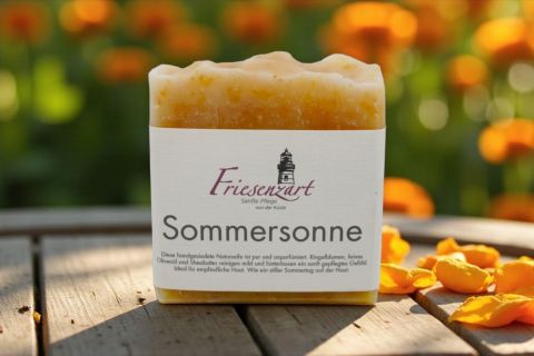 Sommersonne Naturseife – duftfrei & Ringelblume (110 g)
