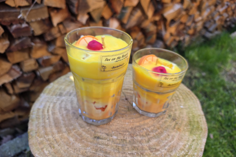 Sex on the Beach Dessert-Kerze
