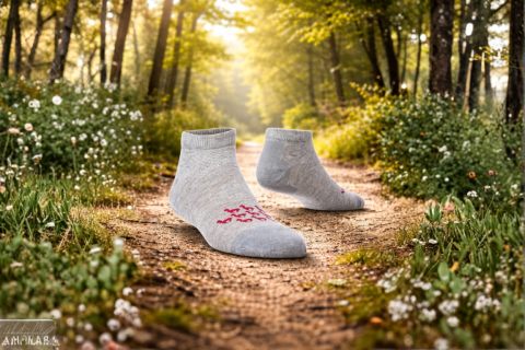 Sneaker-Socken silbergrau