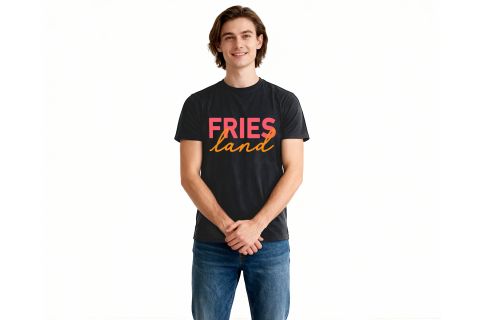 T-Shirt „FRIESland“ - Farbe Schwarz