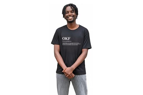 T-Shirt „OKF - Ortskontrollfahrt“ - Farbe Schwarz