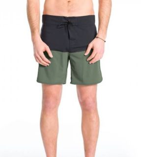 Bleed "Eco Retro Boardshort" - schwarz/olive