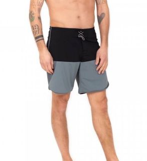 Boardshorts "Eco Retro" - grau/schwarz