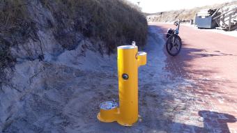 Trinkwassersäule am Strandabgang Karl-Wagner-Straße