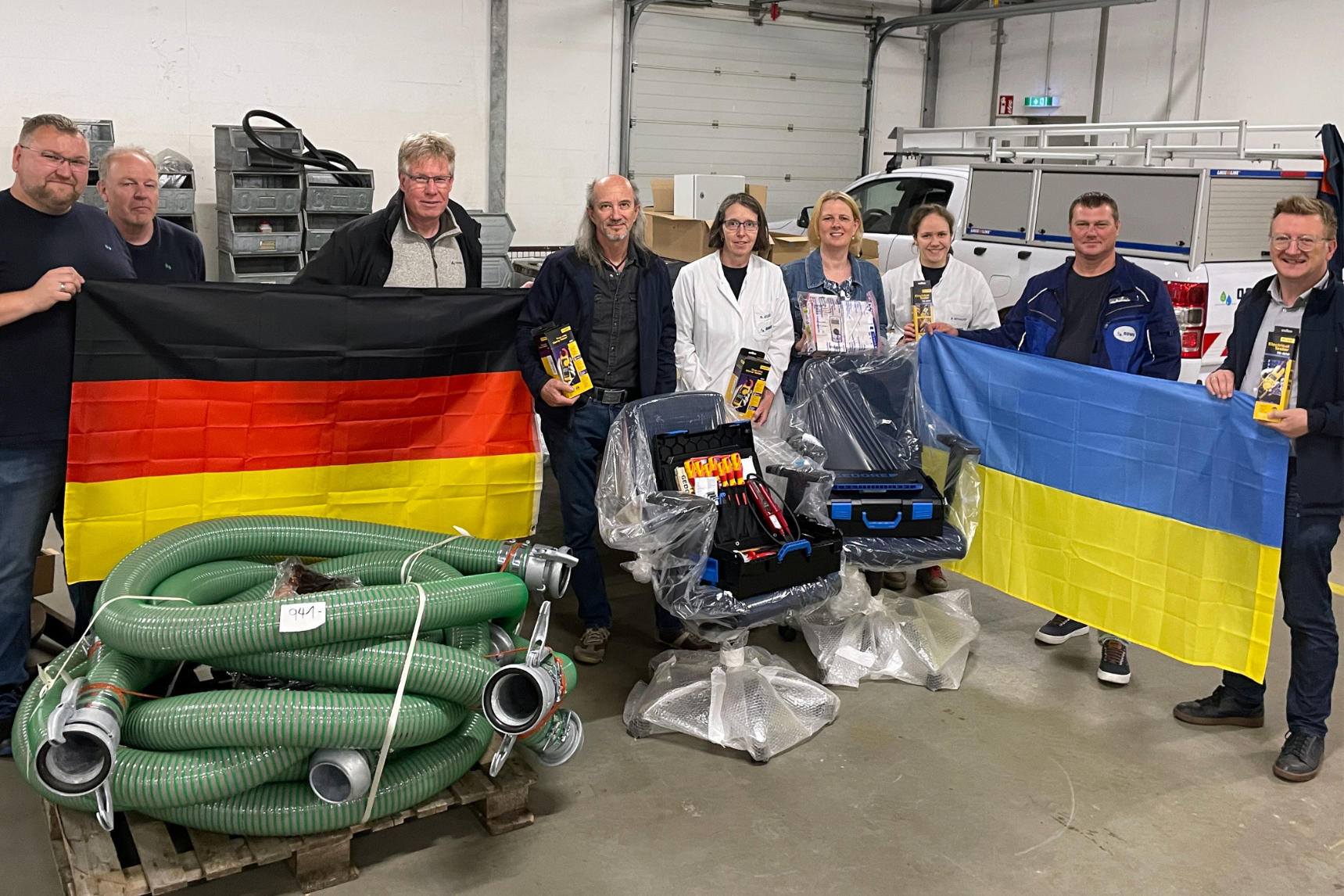 OOWV unterstützt tatkräftig: Hochwertige Labortechnik für die Ukraine