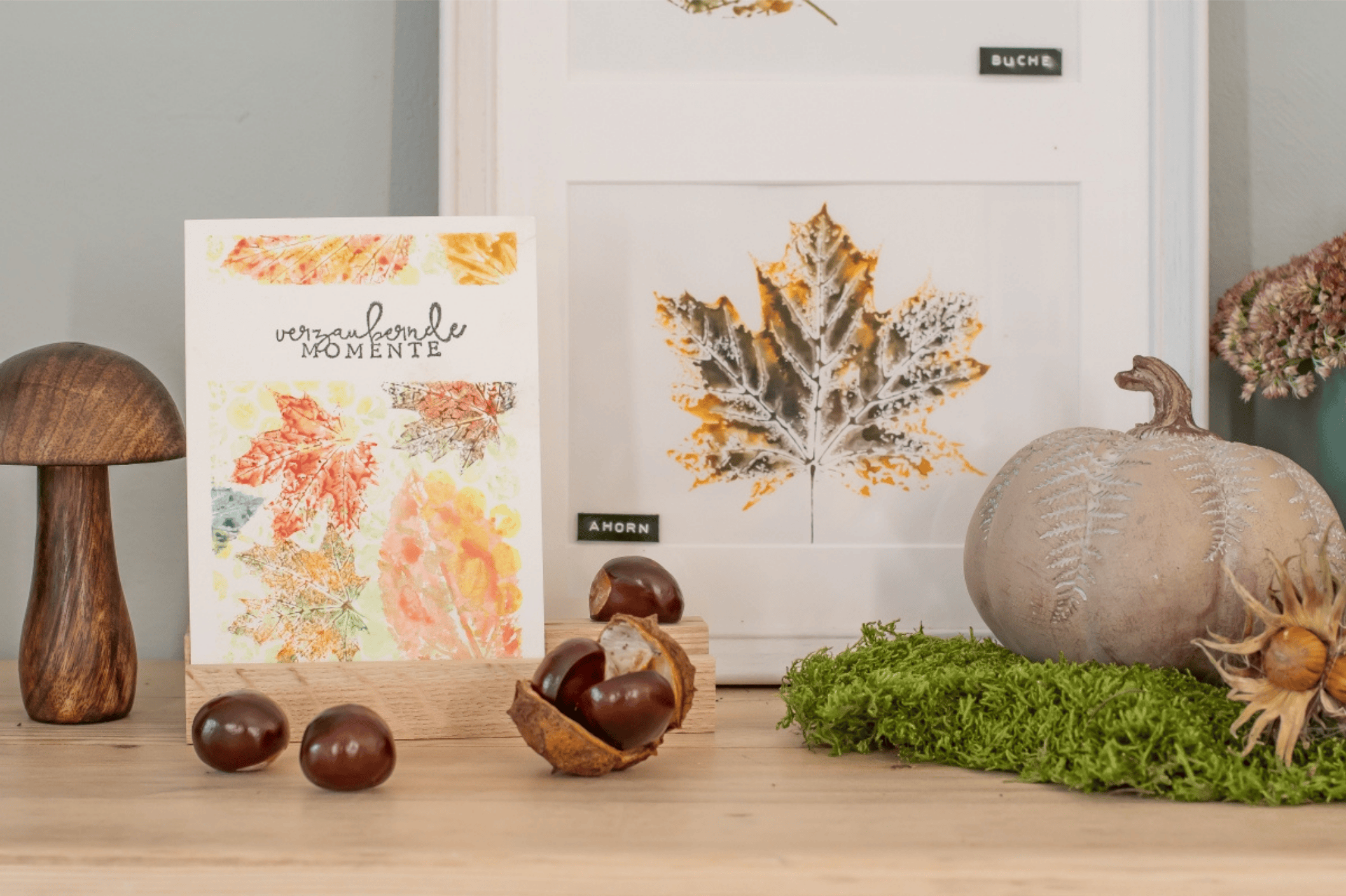 DIY Blätterdruck: Kreative Grußkarten selber machen
